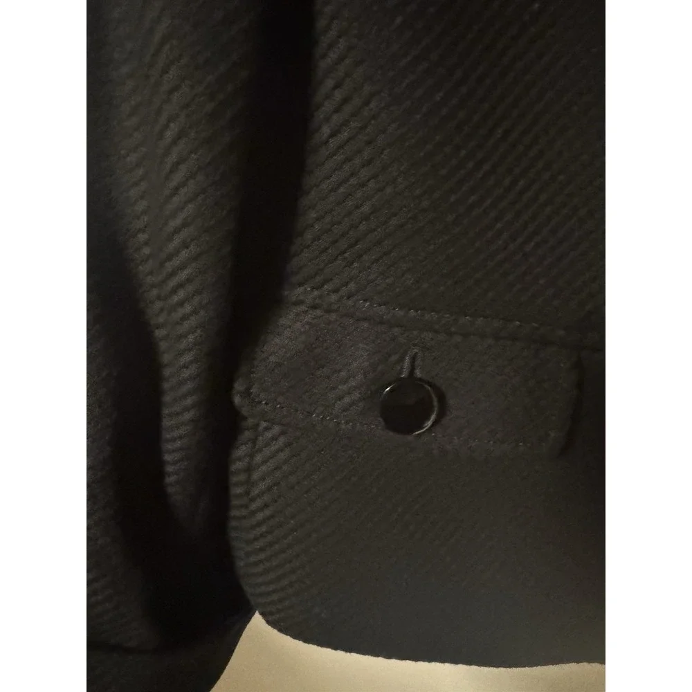 Talbots‎ Black Textured Collarless Blazer Women's Size 10